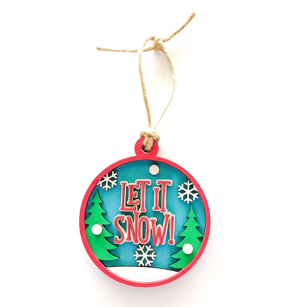 let it snow ornament